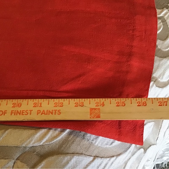 Anthropologie Red Wide Leg Pants with Tie Waist - Picture 6 of 12